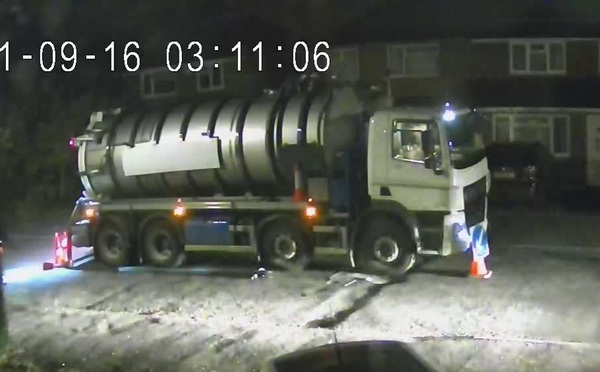 What is this vehicle doing?