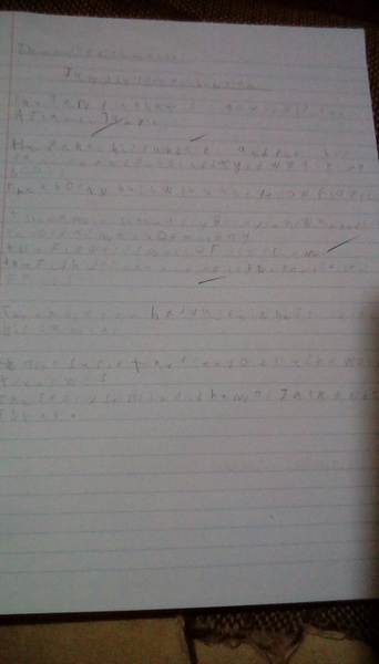 One of those how old do you think the child who wrote this is threads