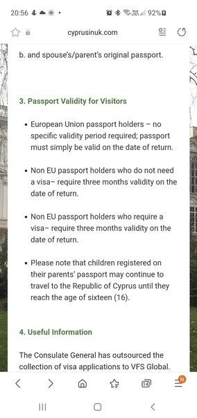 Passport after brexit - Cyprus