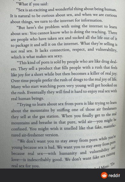 Explaining "toxic masculinity" to male children coming of age