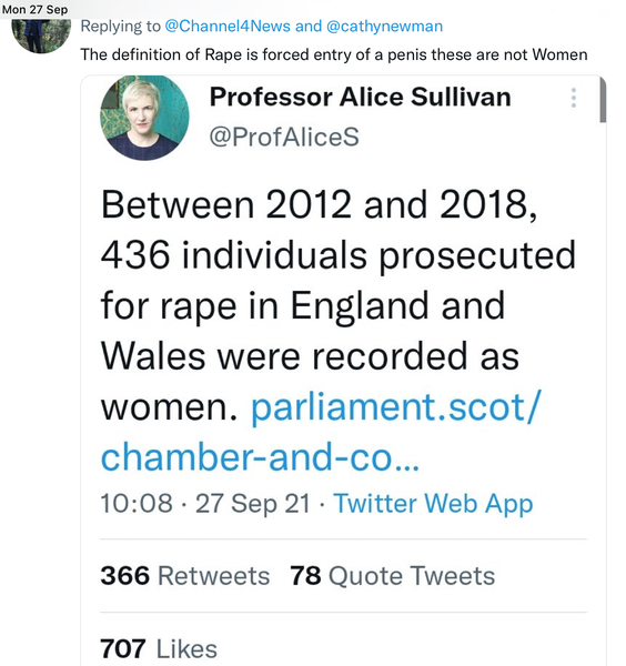 Cathy Newman re Rachel Reeves on refuges on Channel 4 News tonight