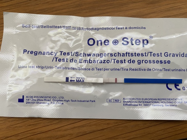 Faint lines on pregnancy tests