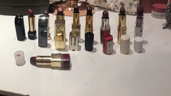 How many is too many lipsticks??