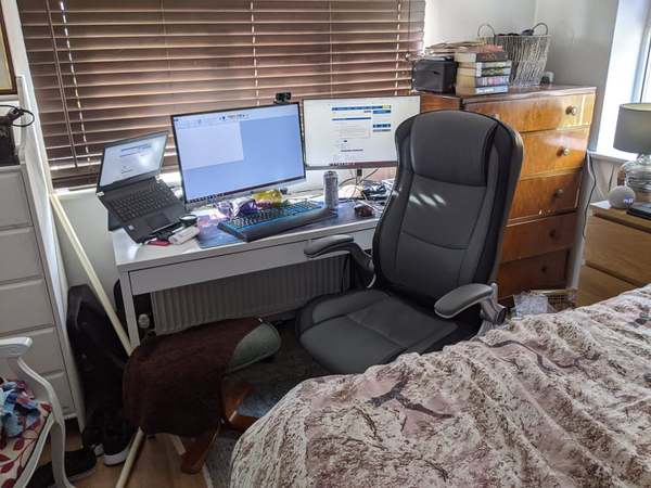 To think my house is too bloody cramped to WFH