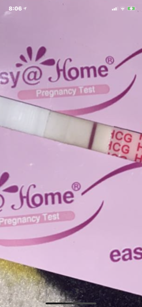 very faint line on pregnancy test