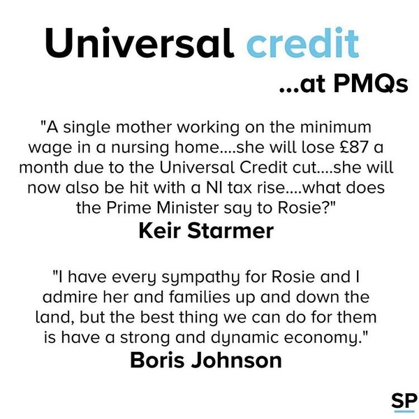 To ask how people will cope with  Universal credit cut.