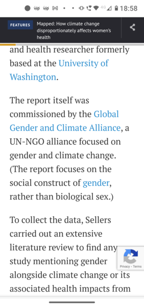 Climate change is a feminist issue - article in the Ecologist