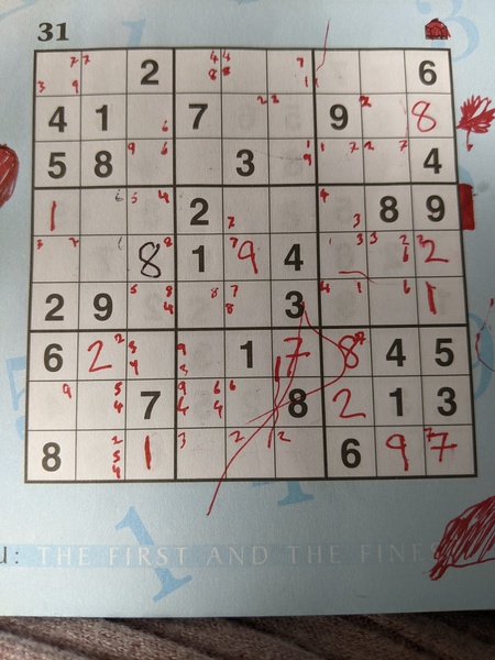 I'm going crazy trying to solve this soduku...please help?
