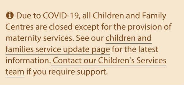 To be pissed off that the children’s centres where I live still aren’t open?!