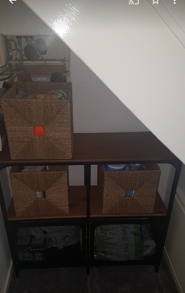 Under stairs storage