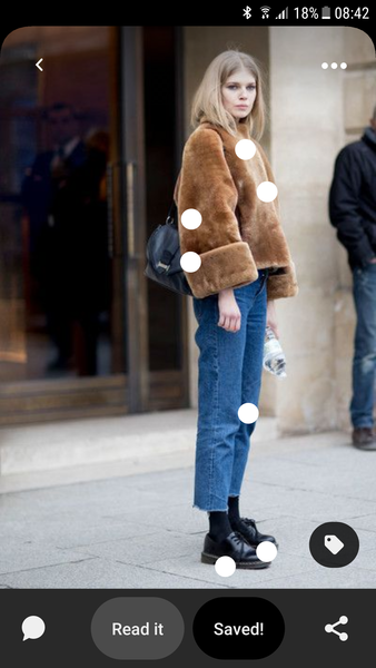 Faux fur blue coat- a mistake?!