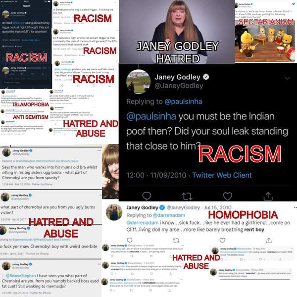 Not enjoying the Janey Godley pile on....