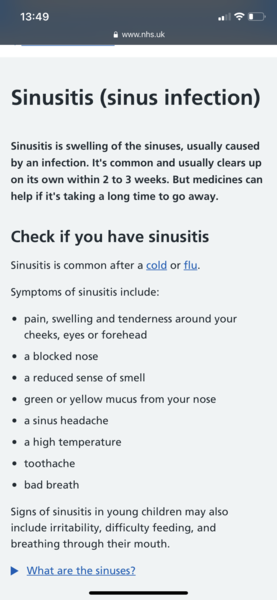 Petrified I have a brain tumour