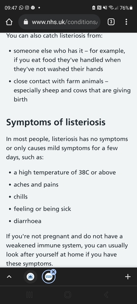 Up all night vomiting- is it listeria? Who do I call? Advice please