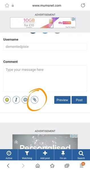 How to upload pics on here