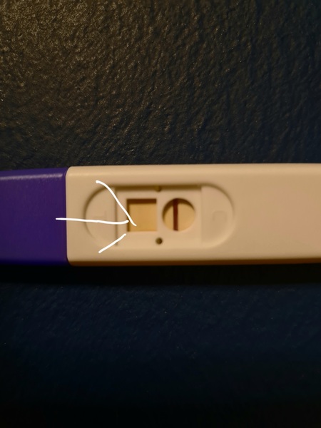 Unsure on pregnancy test
