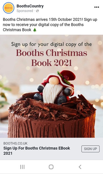 Booths Christmas Book