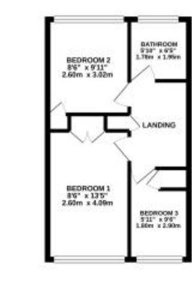 Really small 3rd bedroom for 2