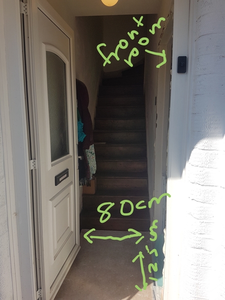 How to make this a functional entryway?
