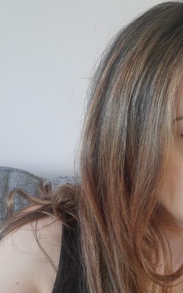 Orange highlights - blue shampoo enough? Pic attached