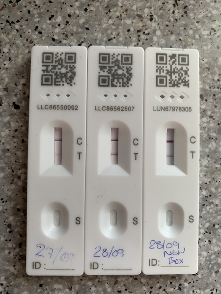 Positive LFTs but negative PCRs...