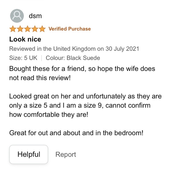 Why on earth would you post this Amazon review?!