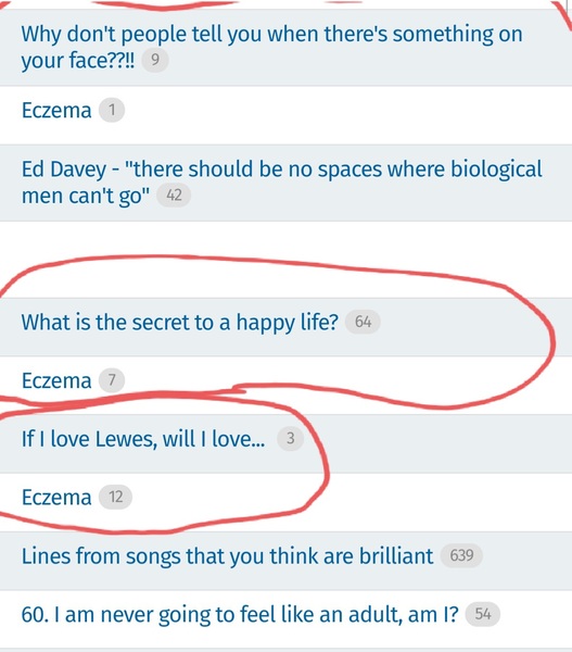 Active thread topics talk to each other. Aibu to think so?