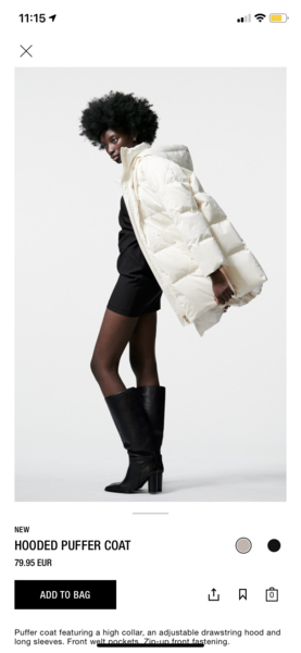 A white snow jacket?  Out of fashion or has enough time passed?