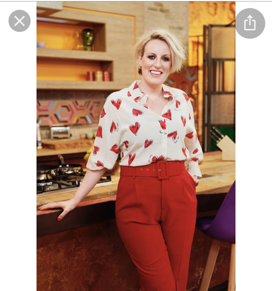 Steph McGovern heart shirt