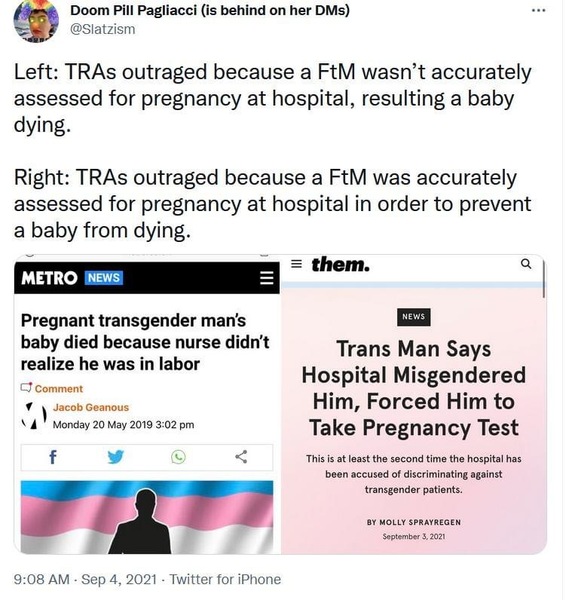 It shouldn’t be said that “only women have a cervix”.