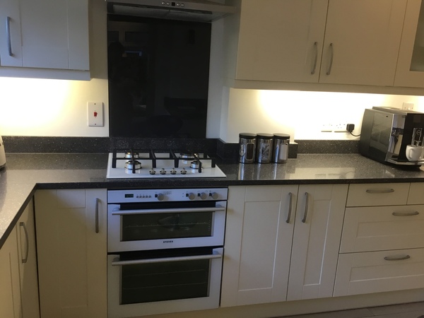Will it look odd having a stainless steel under built oven?