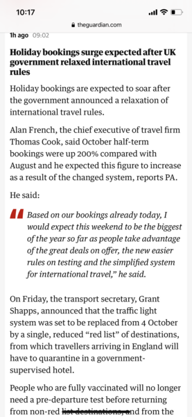Everyone taking foreign holidays in October half term is surely a recipe for disaster?