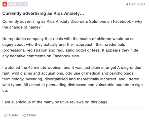 Your child freedom formula / child anxiety programmes - thread 2