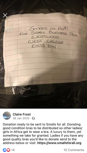 Donating unwanted bras- charity or M&S (voucher?)