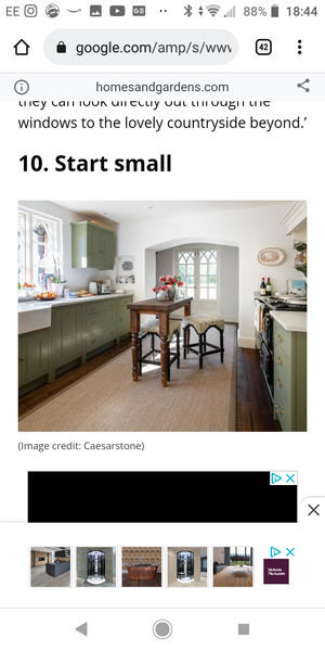 Table and two stools