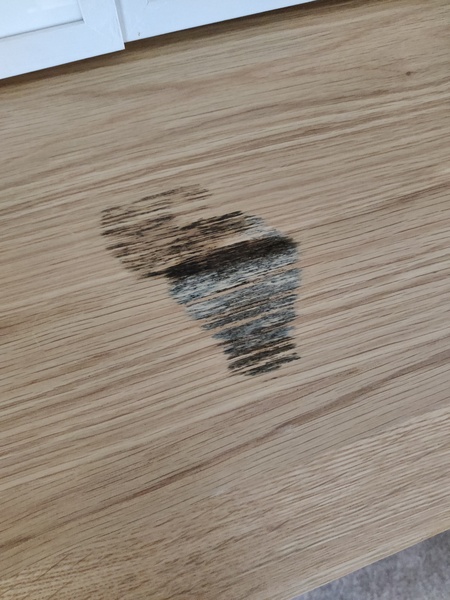 Aaagghh water stain on my lovely oak furniture! What to do?