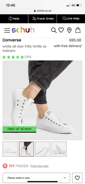 Have you got  black “smart” trainers?