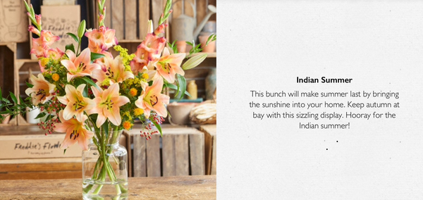 Fancy a free bunch of gorgeous flowers with Freddie’s flowers ?
