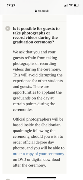 To remind you that no photography includes you?