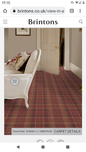 Wall colour with this carpet