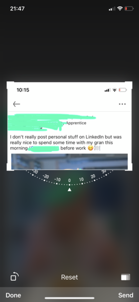 Family pictures on LinkedIn?
