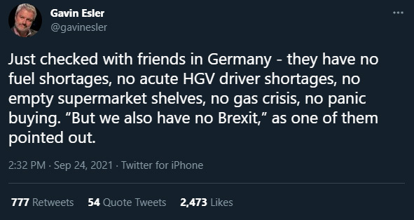 All the people panic buying petrol