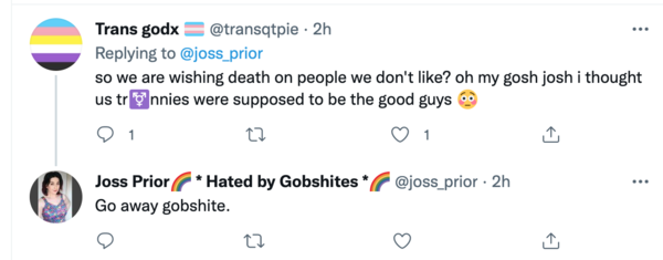 Joss Prior has gone rogue
