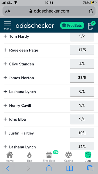 Who do you think will be the next Bond?