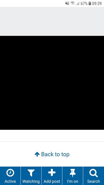 Advert blacking out whole screen