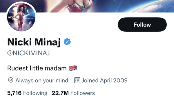Nicki Minaj row after the Press Briefing