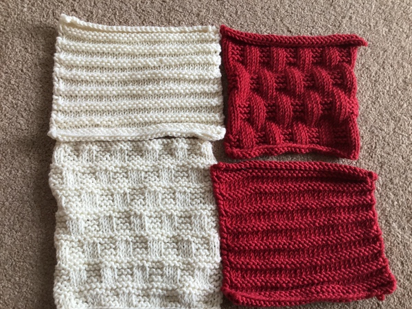 Woolly Hugs. A Blanket for vickibee whose DH has very sadly died suddenly.