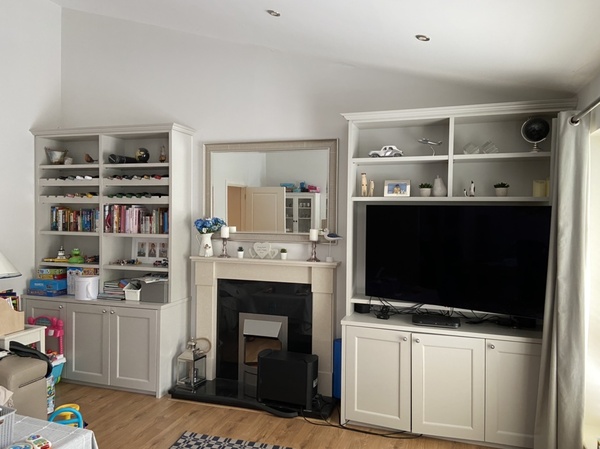 Living room fireplace decision help