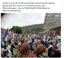 Women's Rights Demo, Scottish Parliament 11am 2nd Sept