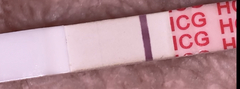 very faint line on pregnancy test